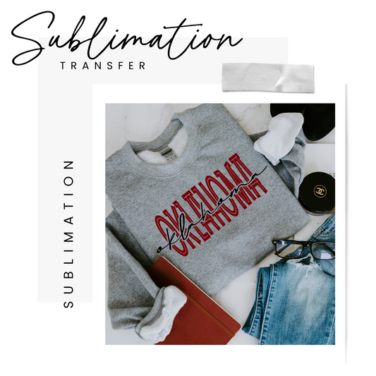 Oklahoma Sublimation Transfer