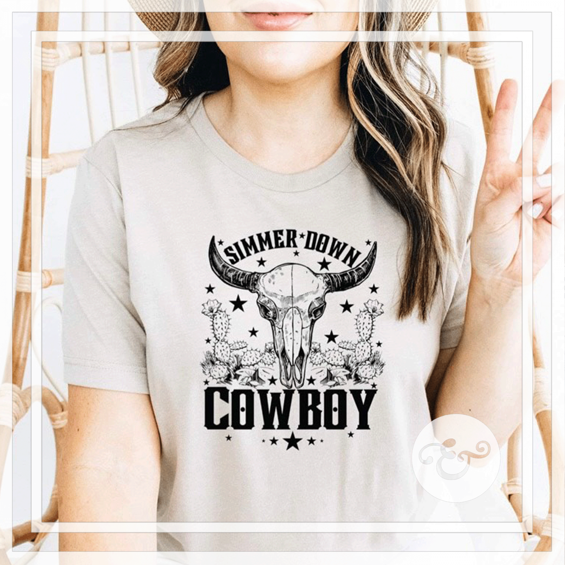 Simmer Down Cowboy Sublimation Transfer – BERKSHIRE AND WAY, LLC