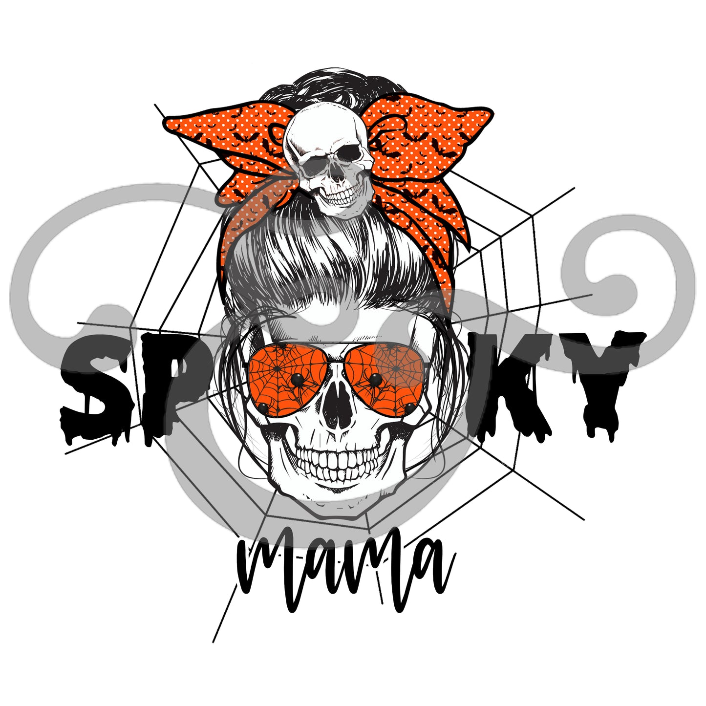 Spooky Mama Sublimation Transfer (6630503907406)