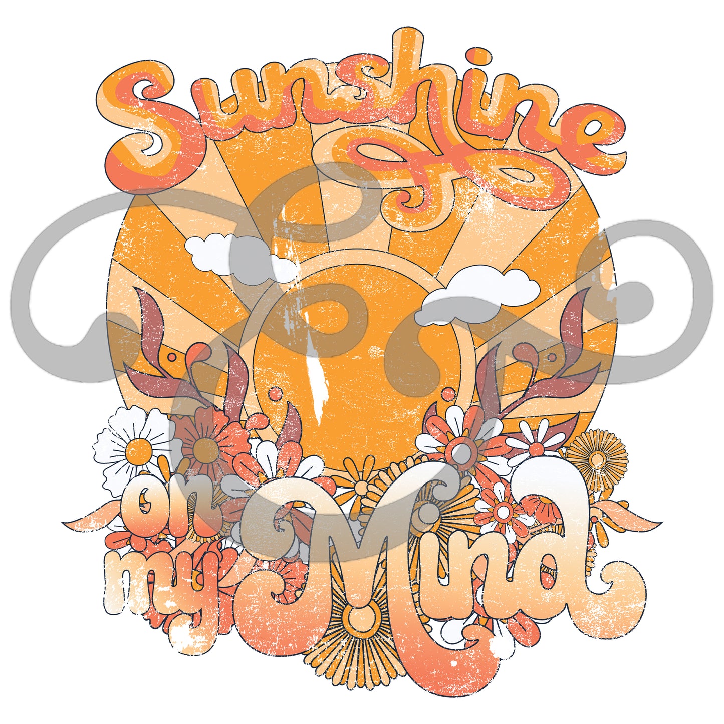 Sunshine On My Mind Screen Print Transfer (High Heat Formula) (6575388295246)